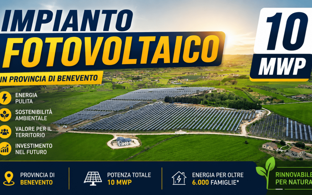 Impianto Fotovoltaico 10 MW con Sistema ad Inseguimento Solare