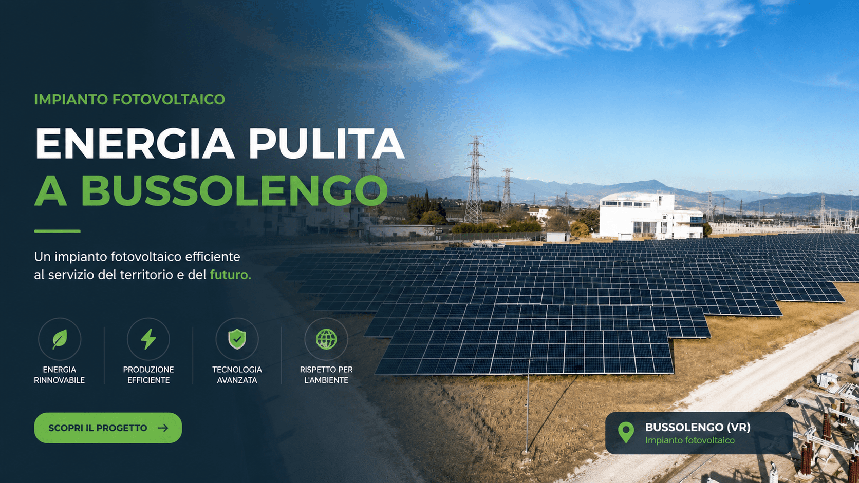 impianto fotovoltaico 1,52 MW a terra