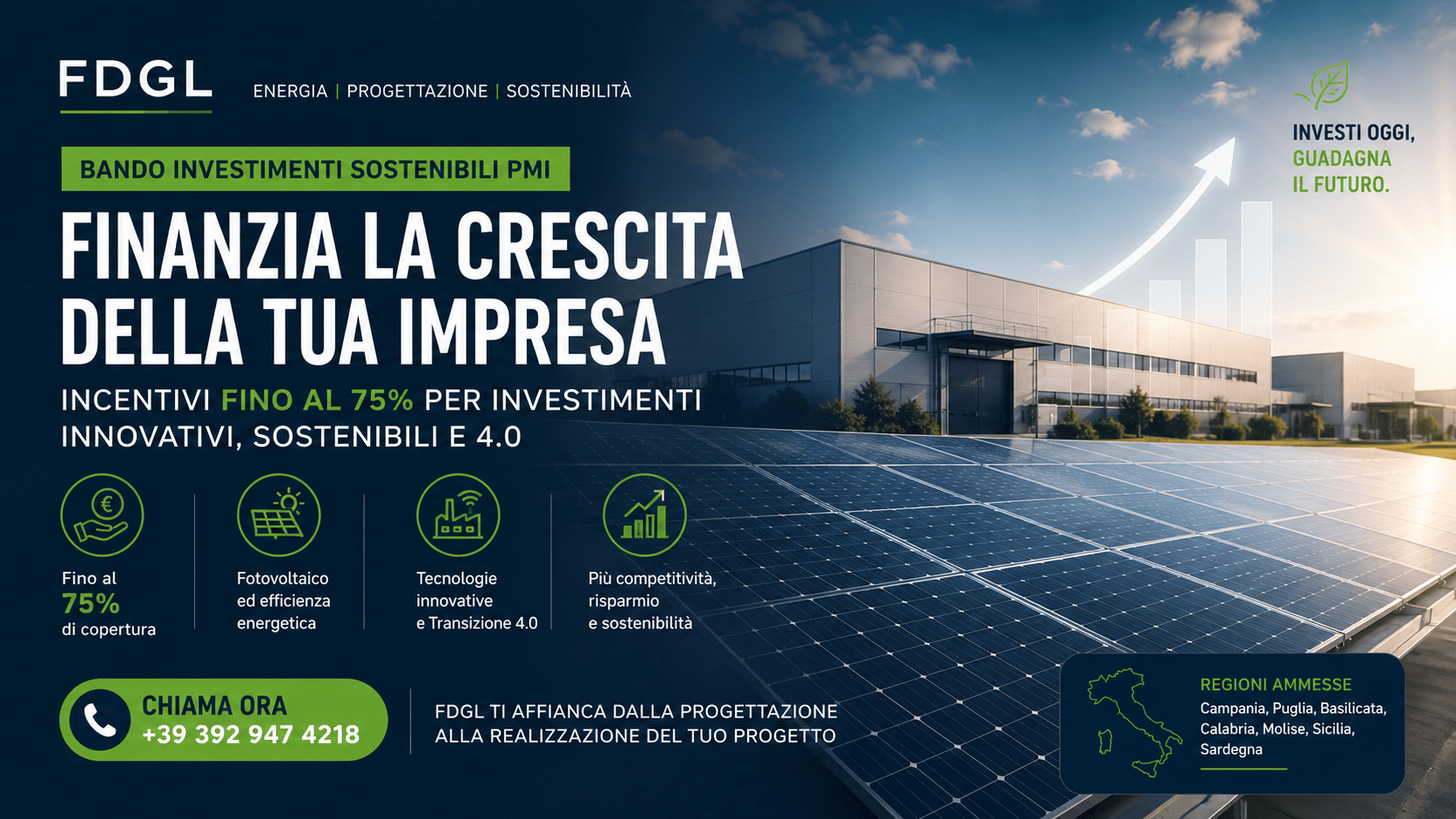 Bando Investimenti Sostenibili PMI - FDGL