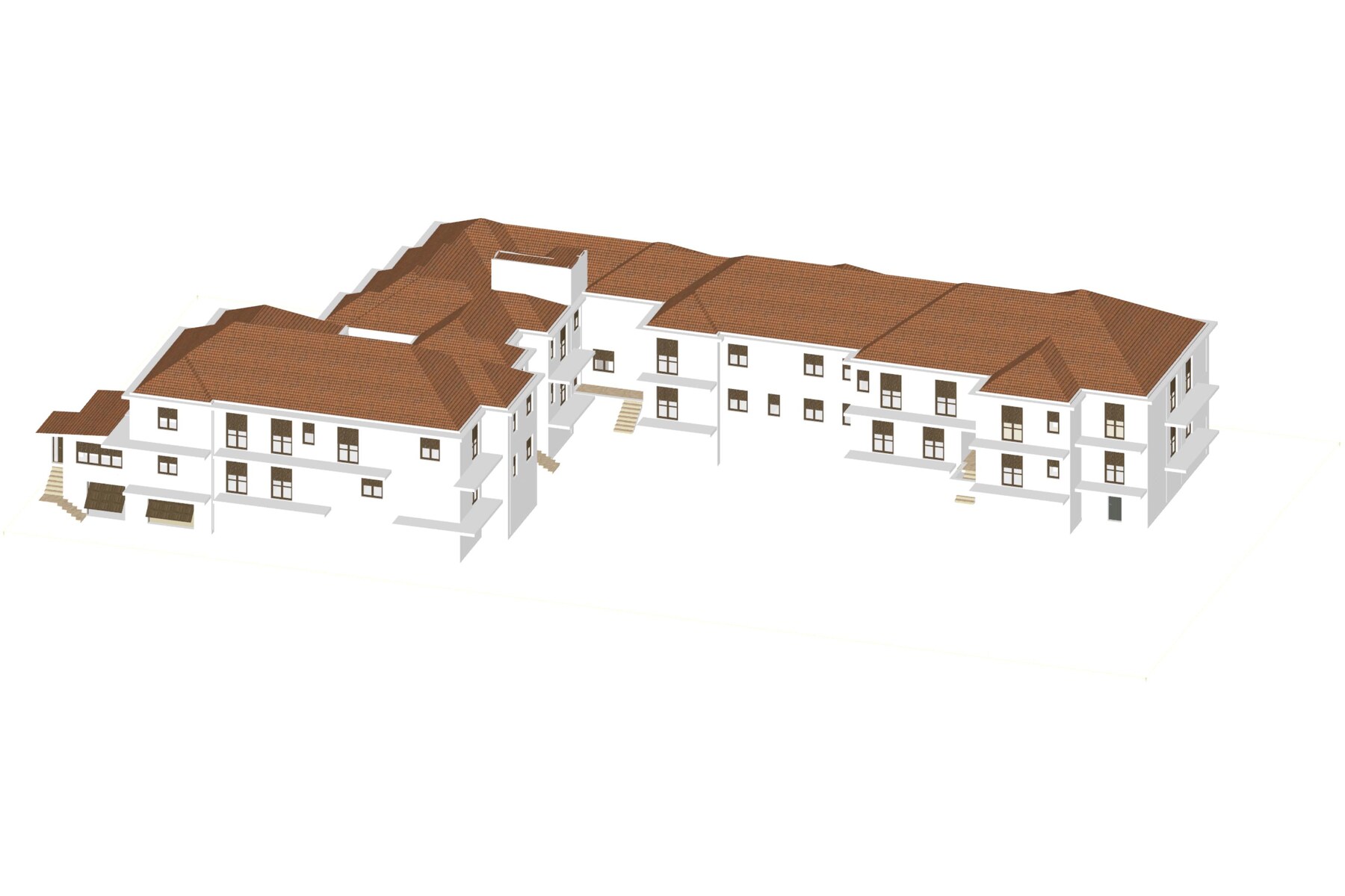 Vista tridimensionale del progetto del Condominio Vignagrande