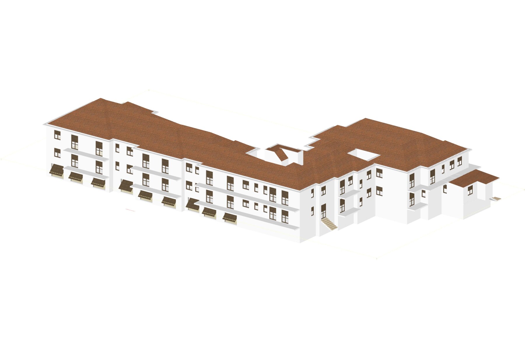 Seconda vista tridimensionale del progetto Vignagrande ad Agropoli
